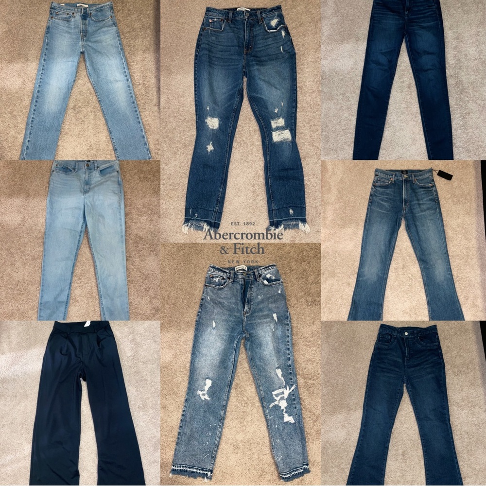 Closet clean out! 12 Pairs of Pants!